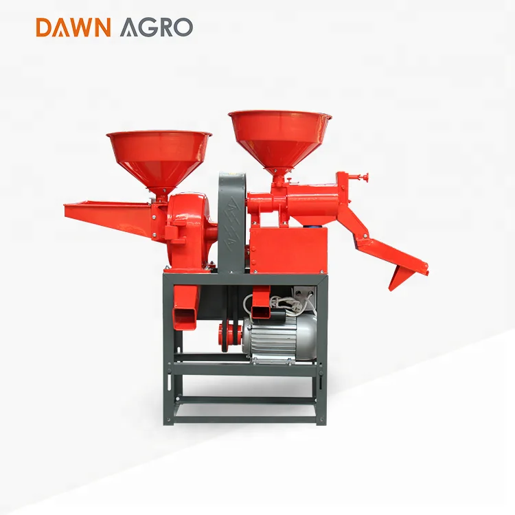 DAWN AGRO Mini Rice Grinding Machine Combined Rice Mill Machinery Rice Huller Plant for Home Use