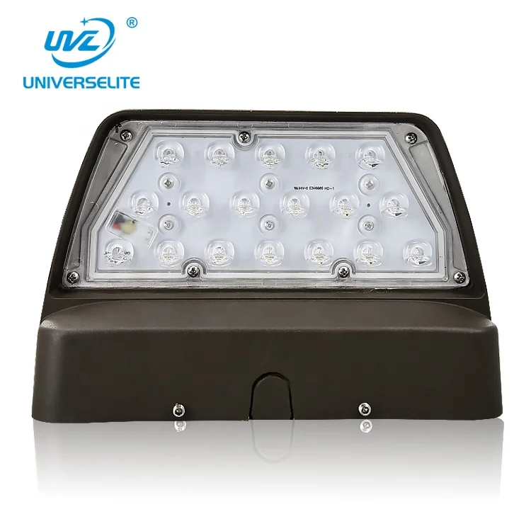 ETL DLC  listed led wall light 13w/18w/22w/30w/42w led outdoor wall lights led wall pack light