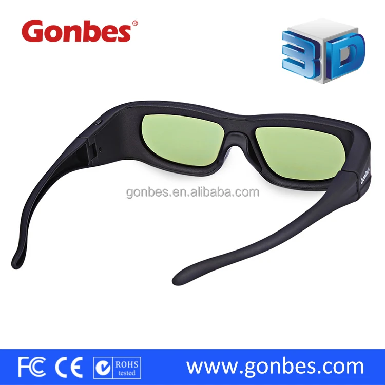 Factory Supply 144Hz DLP Link Projector Active Shutter 3D Glasses
