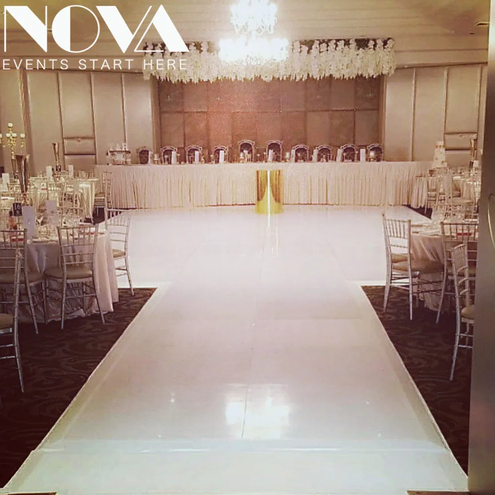 2021 NOVA High Quality Parquet laminate wood Dance Floor in wedding