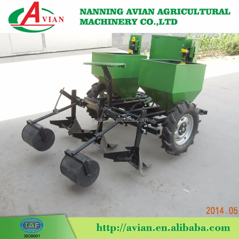 Double Rows Potato Planter Seeder / Garlic Planter Machine / Sweet Potato Planting Machine