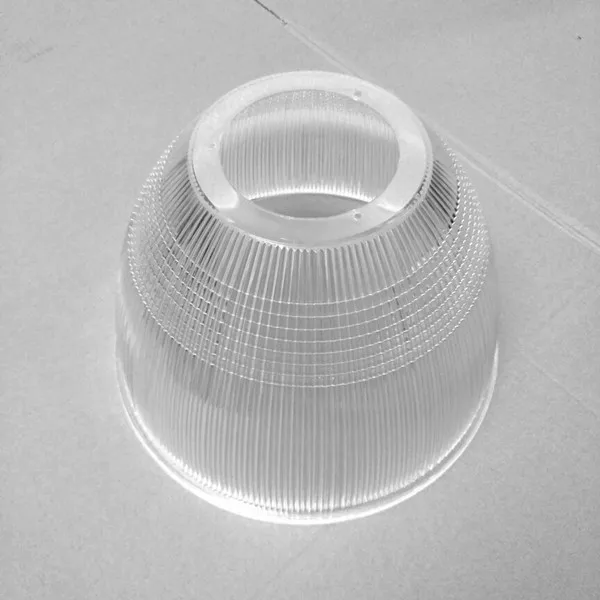 14 inch 14' 360mm diameter led high bay acrylic lamp diffuser with bottom cover for 300w 400w industrial light fixture