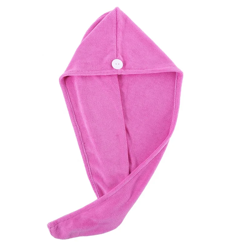 Most Selling Product 25*65cm Super Water Absorbency Microfiber Hair Turban Towel Hair Drying Wrap Towel