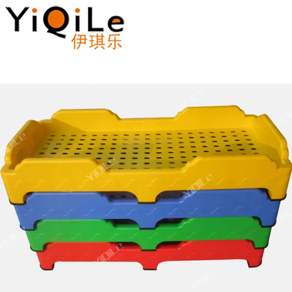 Simple baby bed plastic useful child cot cheap cot bed size