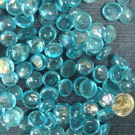 wholesale Flat Glass Marbles Gems Beads for vase filler