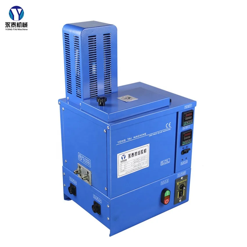 Hot melt glue machine/applicator machine for fridge filling