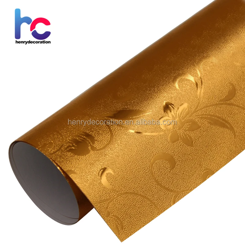 Gold Foil Heat Transfer Aluminum Laminate Film for House Interior Decoration