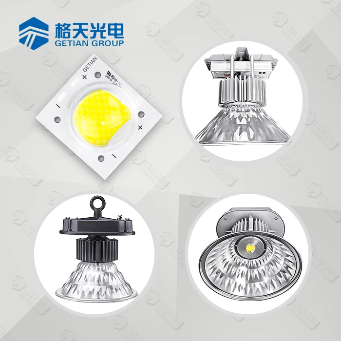 Flip Chip Packaging high power led module cob 100w for high bay lights