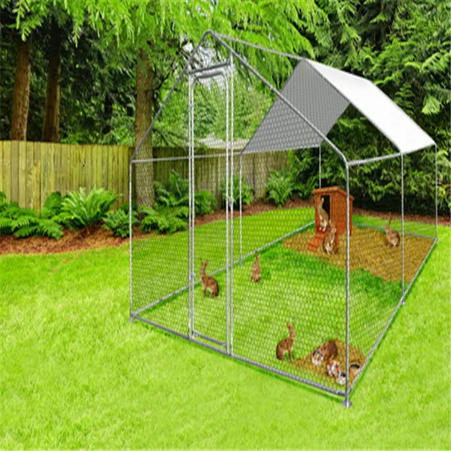 Large Walk In Chicken Run / Coop Poultry Hen Rabbit Dog Cat Pet Cage