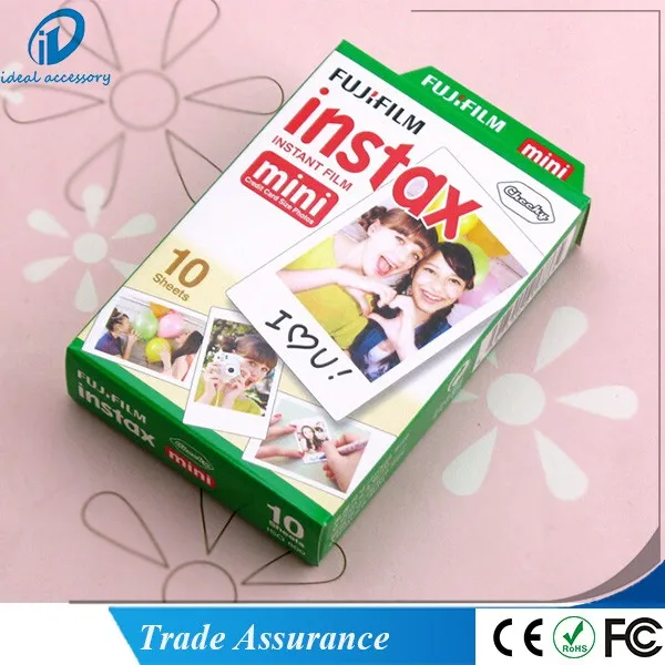 10 листов/пакет Fujifilm Instax Mini пленка 3 дюймов белый