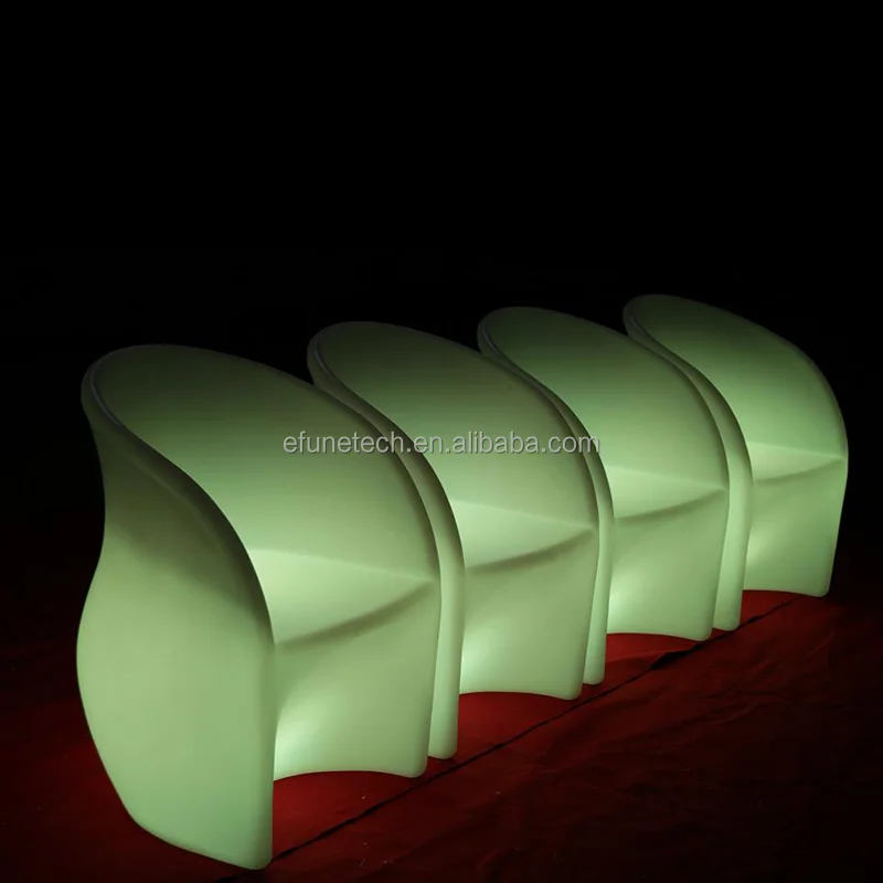 Светодиодные обеденные стулья и столы с пультом дистанционного управления, меняющие цвет rgb, питание от батареек, из пластика и барной мебели