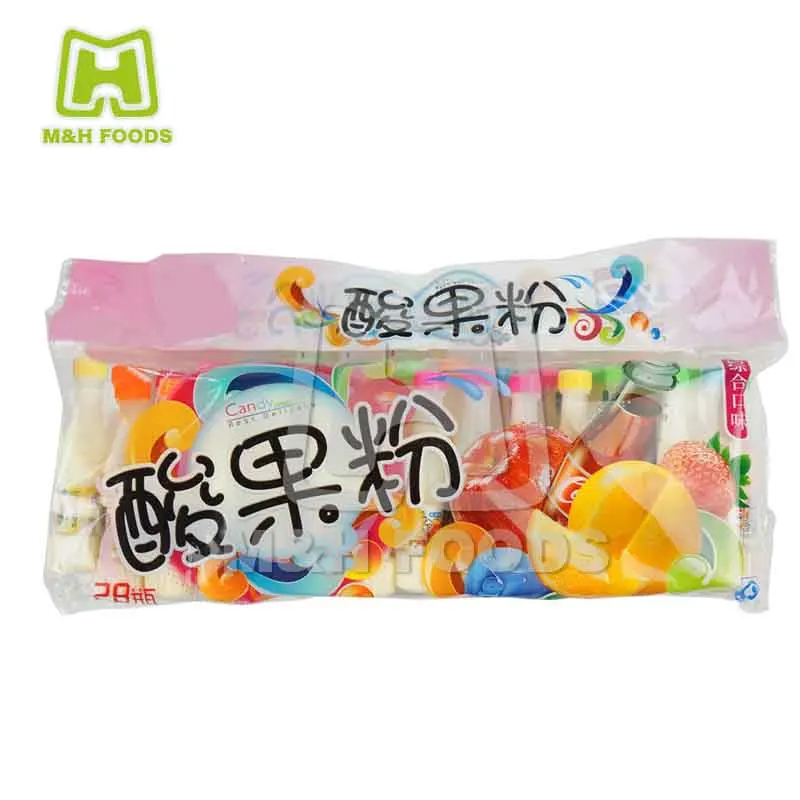 7g Cola Bottles Fruity Sour Powder Candy