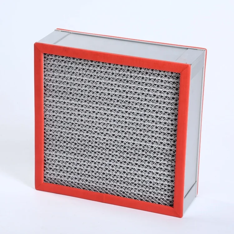 High temperature resistance high efficiency HEPA filter for oven equipment
