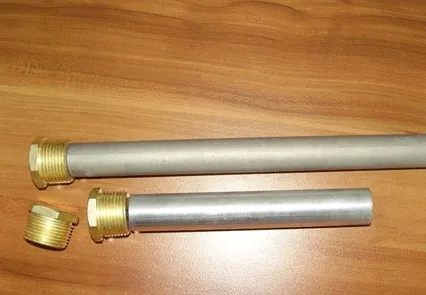 Magnesium Anode for solar water heater for preventing scale build up