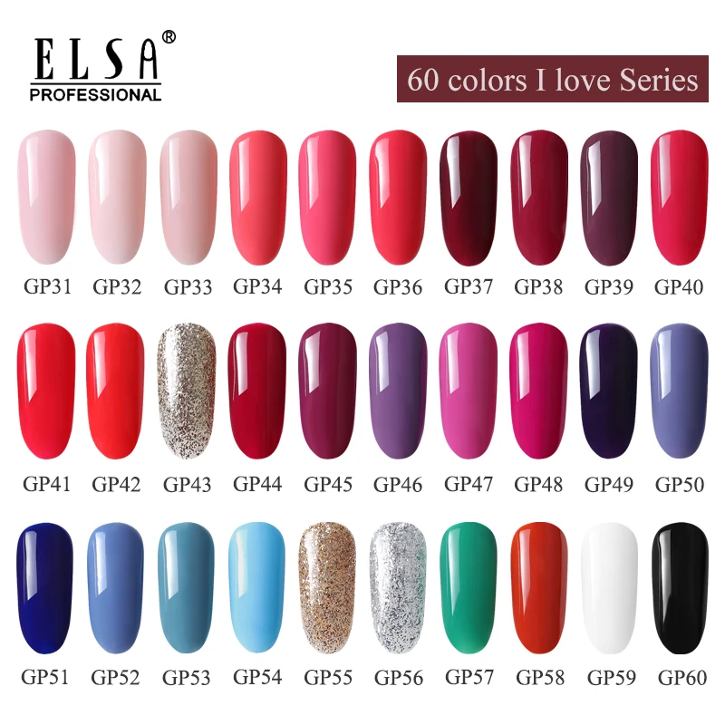 
Elsa new fashion professional no need base soak off UV gel led UV 15ml two step healthy gel gel nail polish made in China 