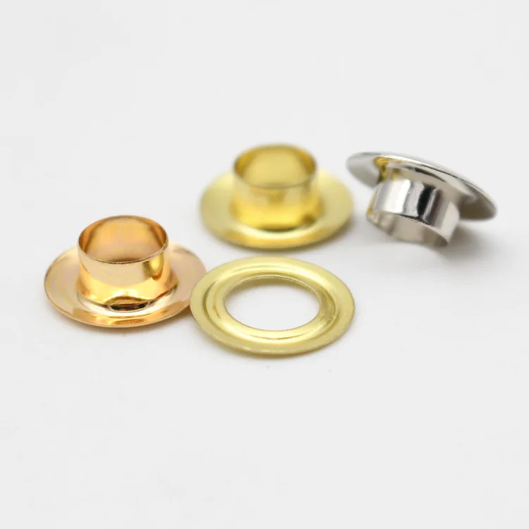 oeko tex metal brass rose golden eyelet for clothing/bag