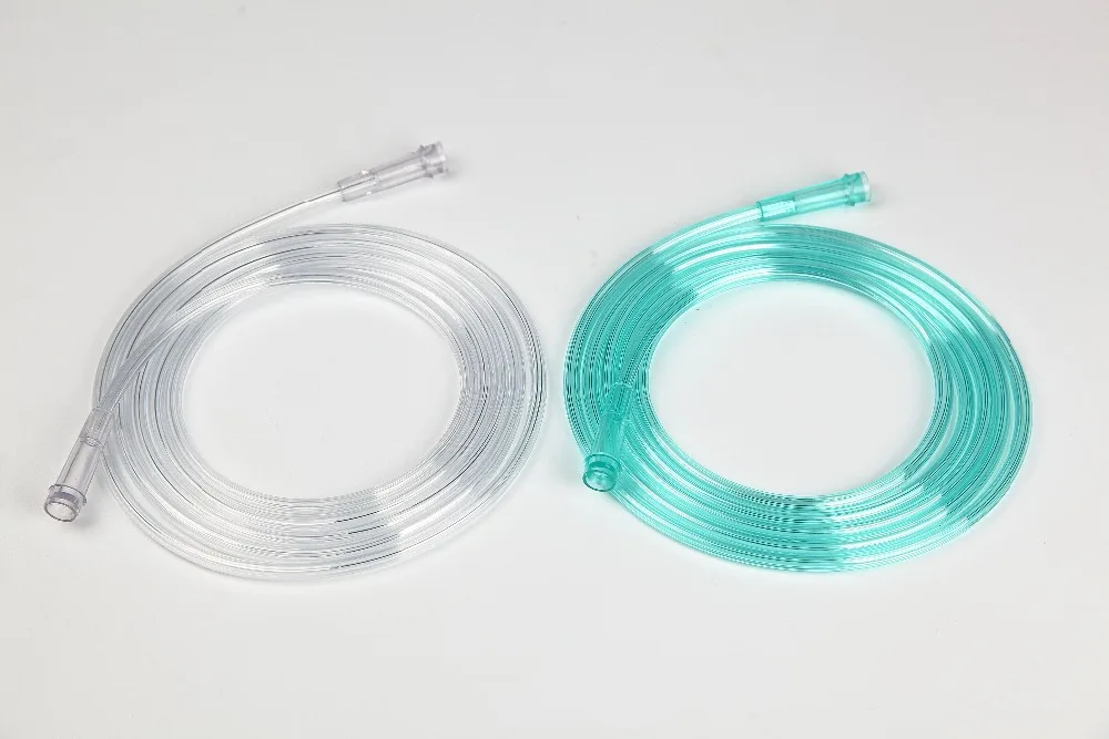 Супер мягкая носовая кислородная канюля анти-давлением с трубкой силиконовая Мягкая