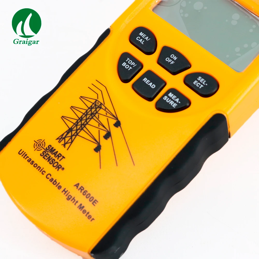
Ultrasonic Cable Height Meter AR600E Measure the Distance between Wire to Wire 