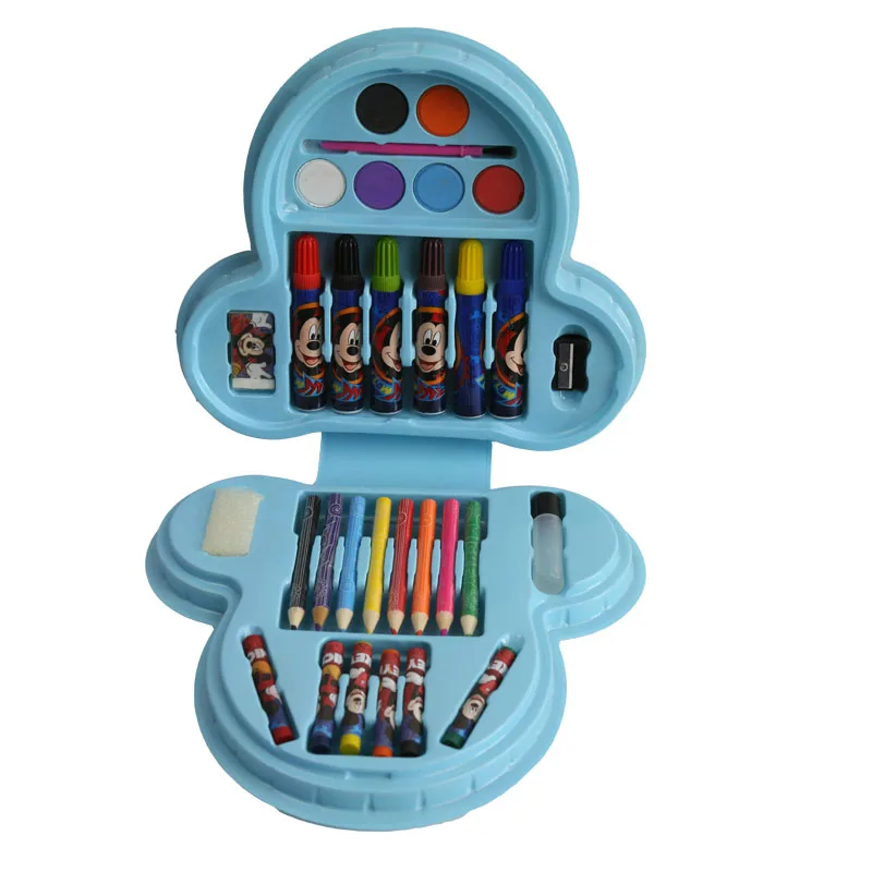 JF88810 33PCS 33 pcs pieces school kids art oil markers color drawing art pencils coloring colouring set