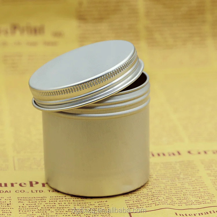 Tin Cans Blank Aluminum Custom 15ml 20ml 30ml 60ml 150ml Canned Food with Screw Top Lid
