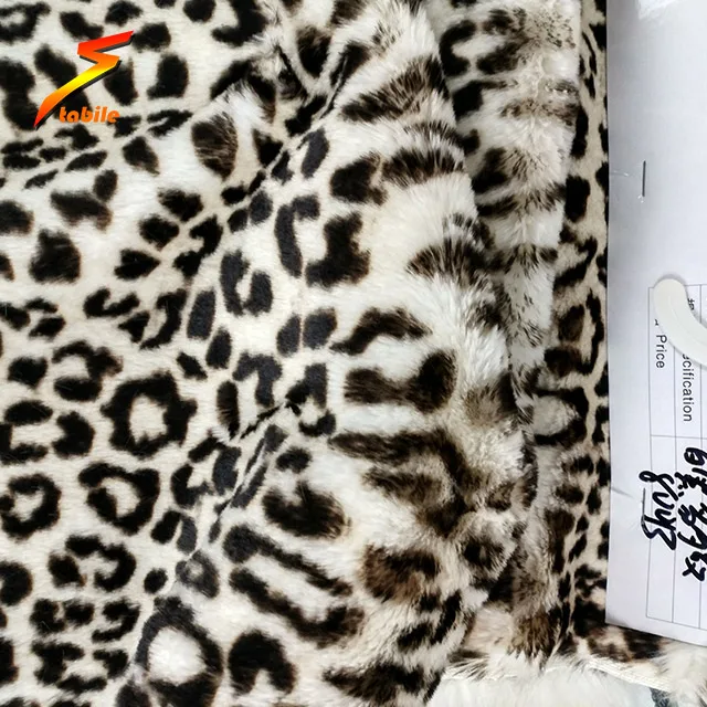 leopard pattern design animal printed dress garments fur fabric