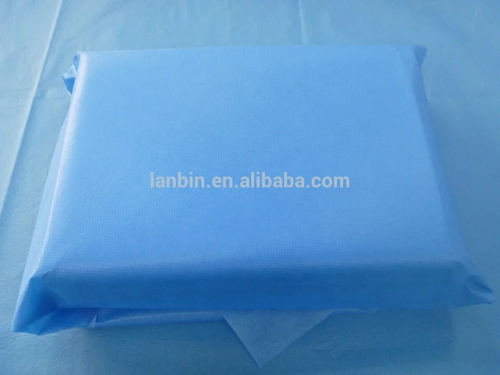 disposable surgical sterile medical waterproof drape paper / crepe paper wrap