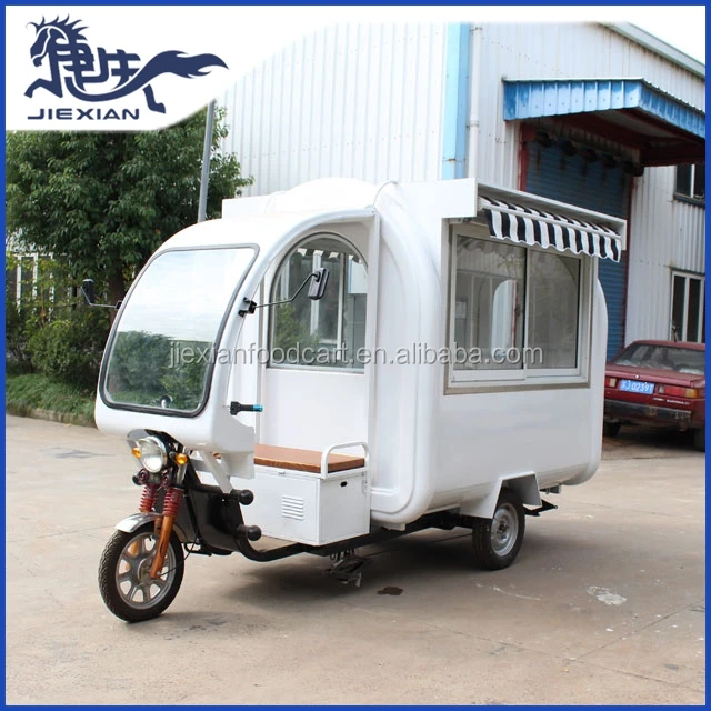 Commercial Electric Beach Tricycle Ice Cream Vending Food Cart For Sale Malaysia