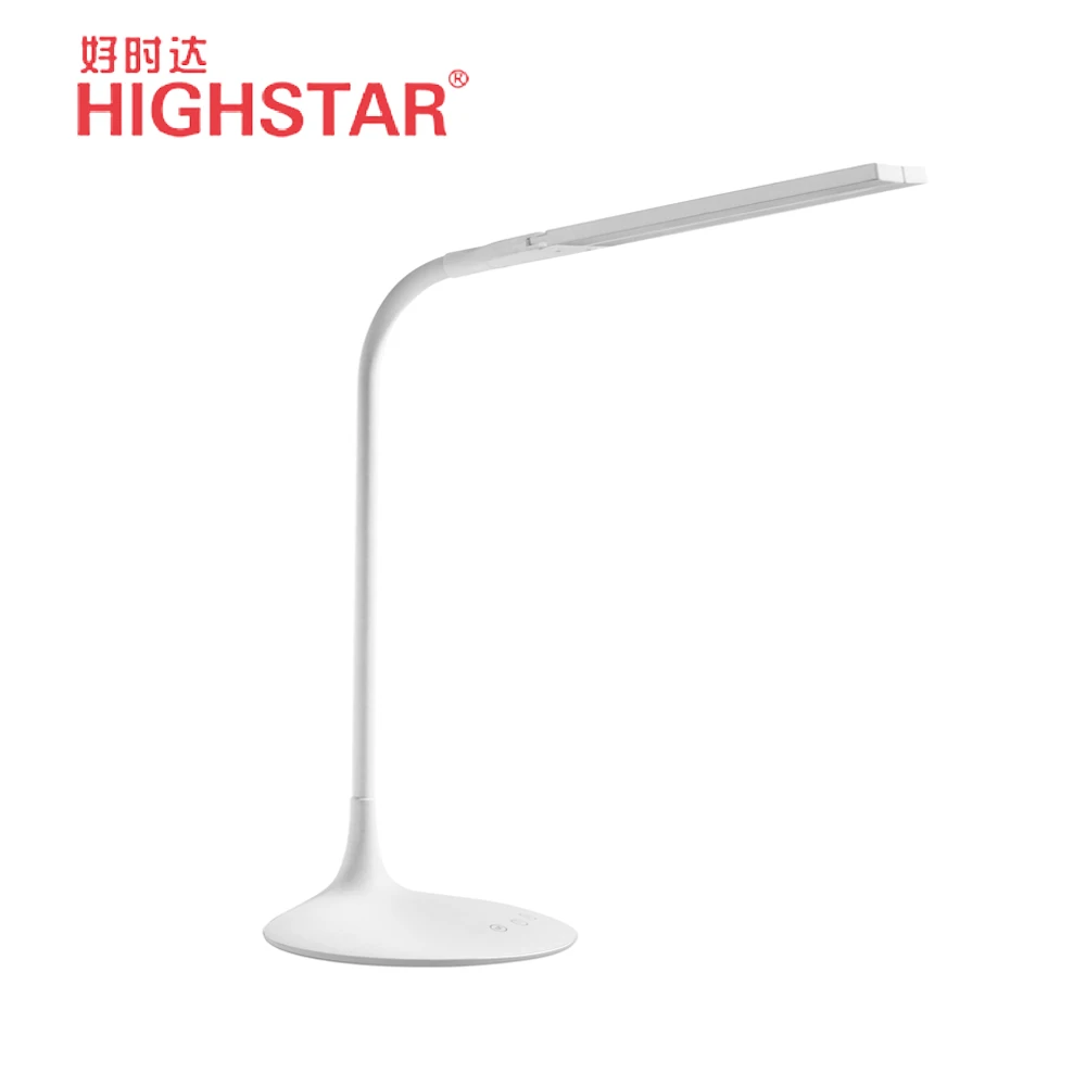 two in one Led Book Cordless Reading Desk Lamp with two lamp heads, portable lamp with rechargeable battery