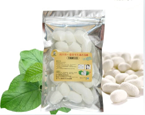 Skin care Customized label blackhead remove beauty silk cocoon scrub balls natural silkworm cocoon