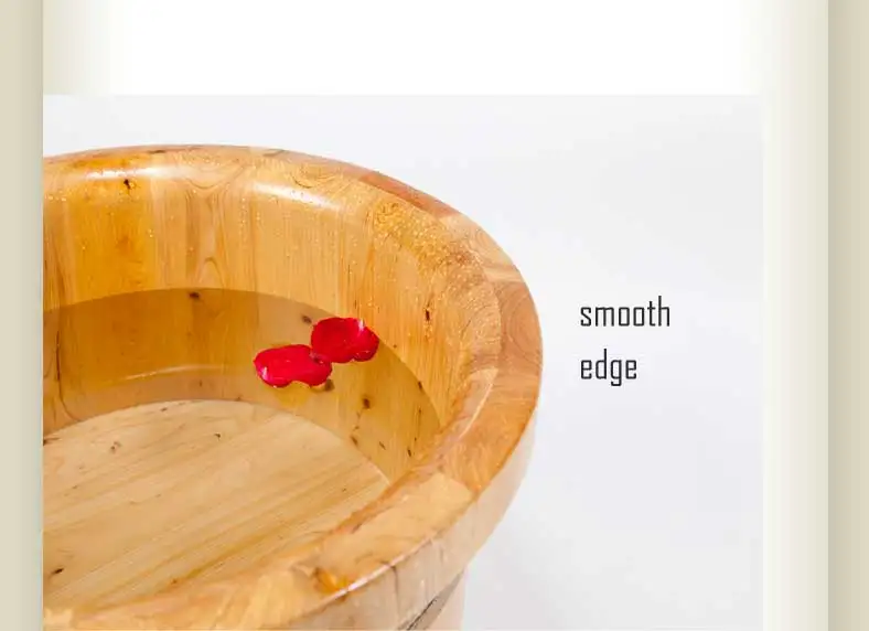 Spa pedicure wooden foot tub make your feet smooth and beautiful