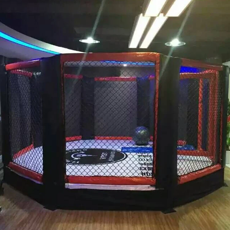 Adult boxing fitting floor octagon mma cage with factory price
