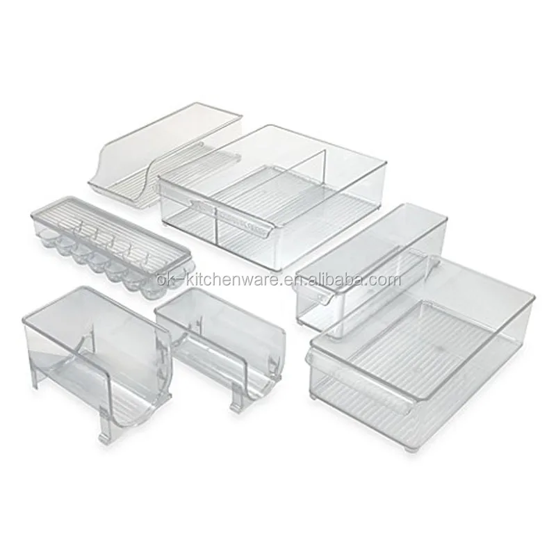 Plastic Drawer Refrigerator Fridge Organizer