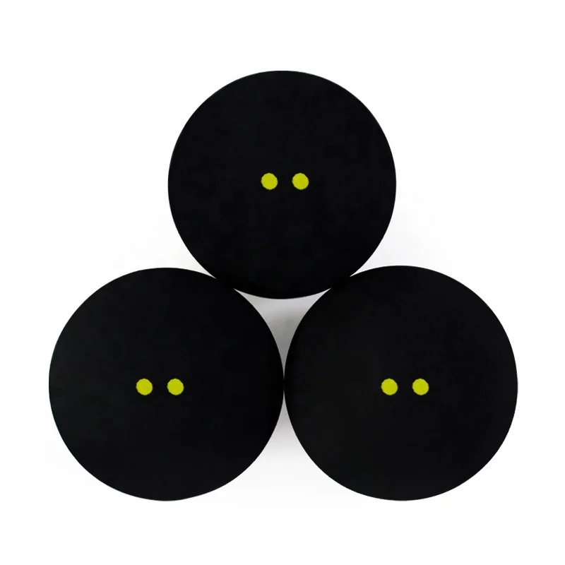 Wholesale Custom Double Yellow Dot Pro Squash Ball