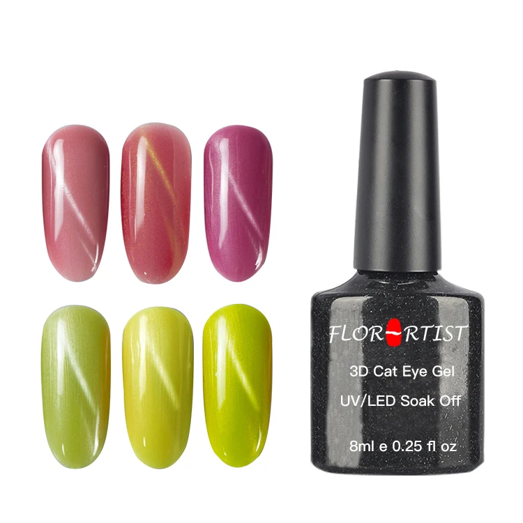 Gel Nail polish Beautiful Cat Eye Colors New Products Odorless 3 Steps Gel Color Without Crack