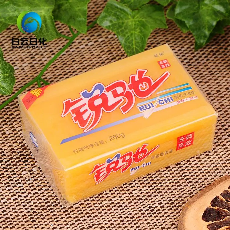 Reebay OEM Different  Color 4pcs per package Top Quality High Foam Clothes Washing Laundry Soap Bar