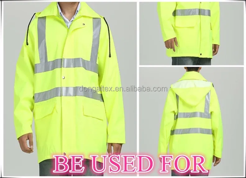 
300D PU white glues waterproof Fluorescent fabric 