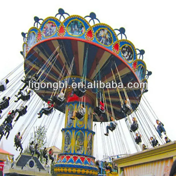 China Manufacture 360 Degree Rotation Amusement Park Flying Chair Swing Used Rides