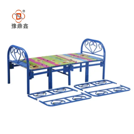 colorful fashionable metal single  bed for home/dormitory kd structure
