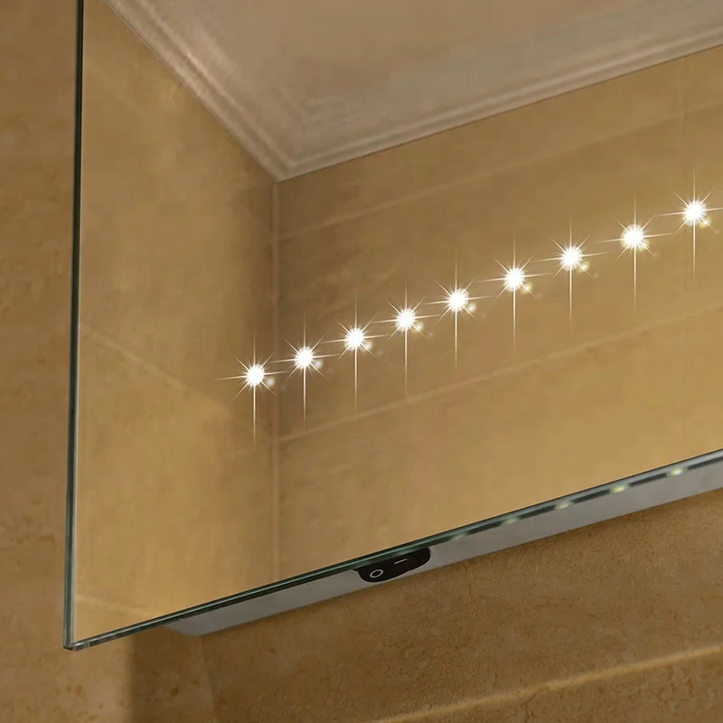 Floating Shelf With Mirror Decorative Modern Wall Mounted Frames For Mirrors