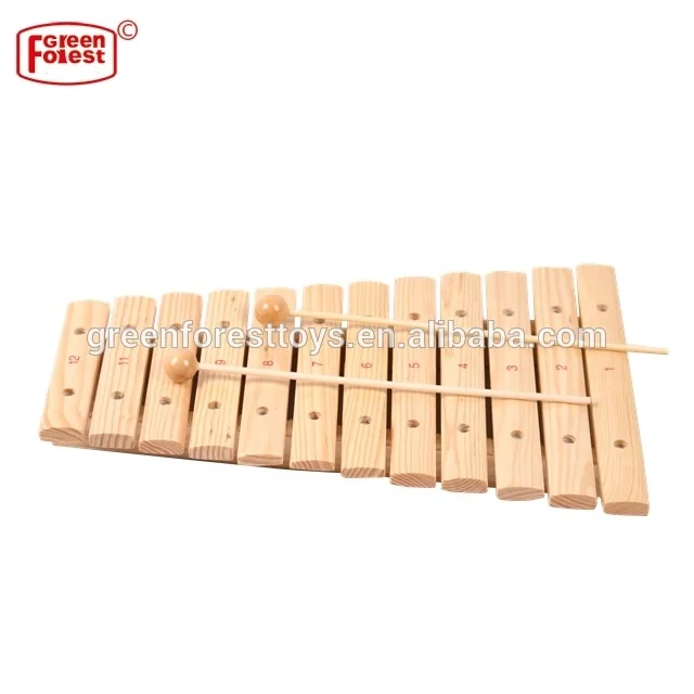Natural and Classical Music Toy for Kids Learning Wooden Xylophone