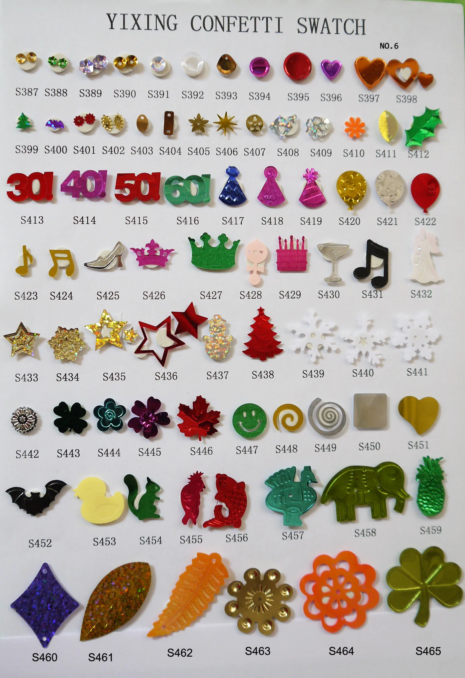 Rainbow PVC Flower Sequins S90 , PVC Multicolor Wholesale Sequin Flowers S259