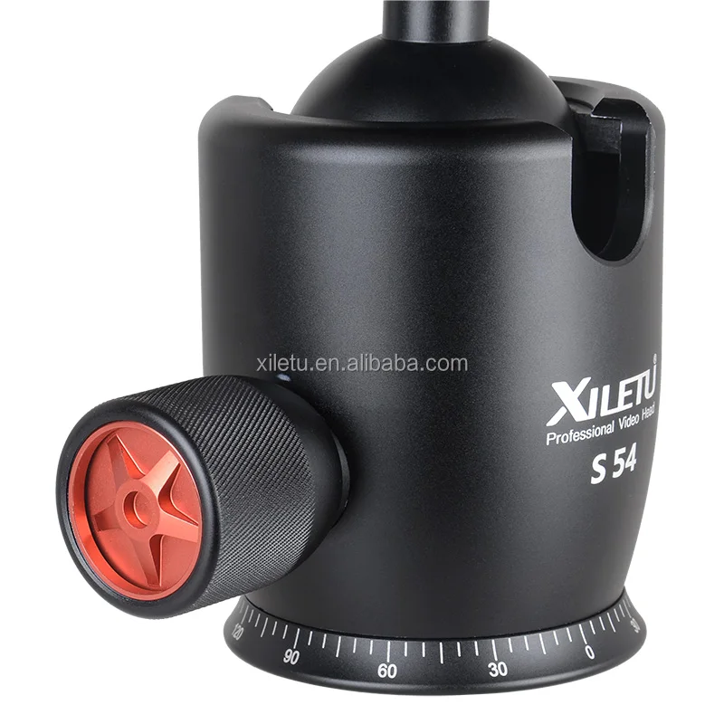XILETU S 54 Professional Aluminum Handheld Video Digital Camera Tripod ball head