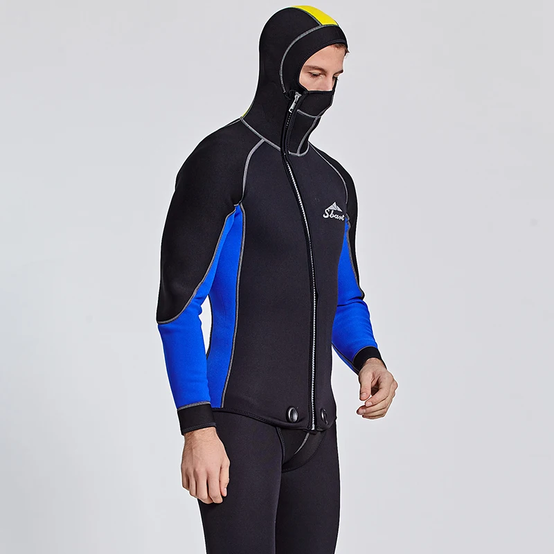 Профессиональные 3 мм плавательные Гидрокостюмы мужской костюм для дайвинга раздельный купальник для подводного плавания комбинезон для подводной охоты