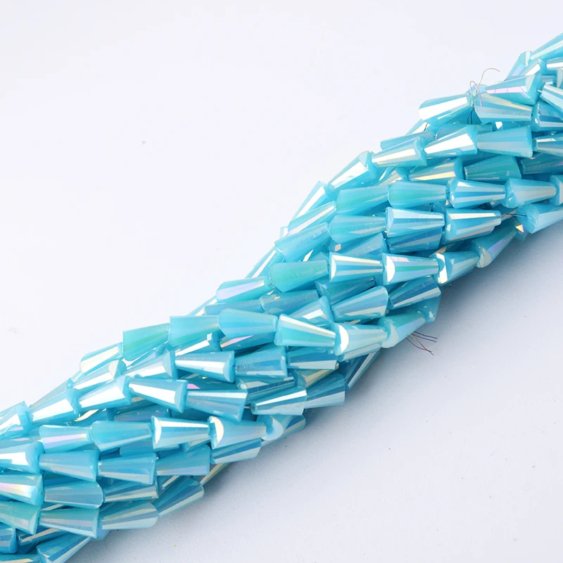 Wholesale Tower Shape Crystal Lampwork Glass Beads