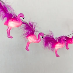 Evermore Outdoor Indoor Waterproof 10 Lights Flamingo Led Fairy Christmas String Lights