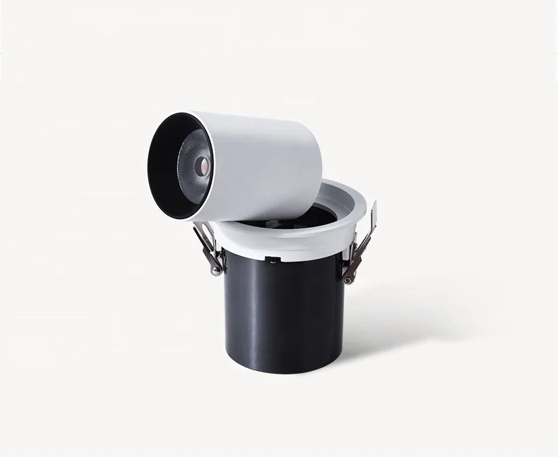 LED telescopic ceiling lamp for household apparel shop engineering special double-headed elephant trunk lamp