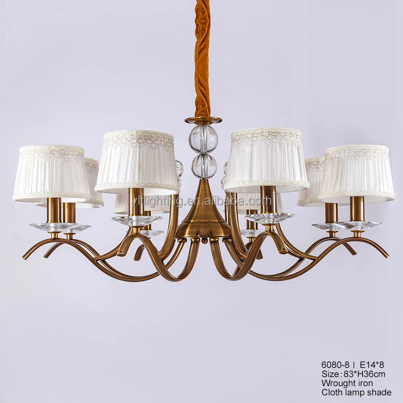 American Country European Palace Style Pendant Lights Classical Luxury Iron Lamp Customizd Vintage Lamp Hanging Light Chandelier