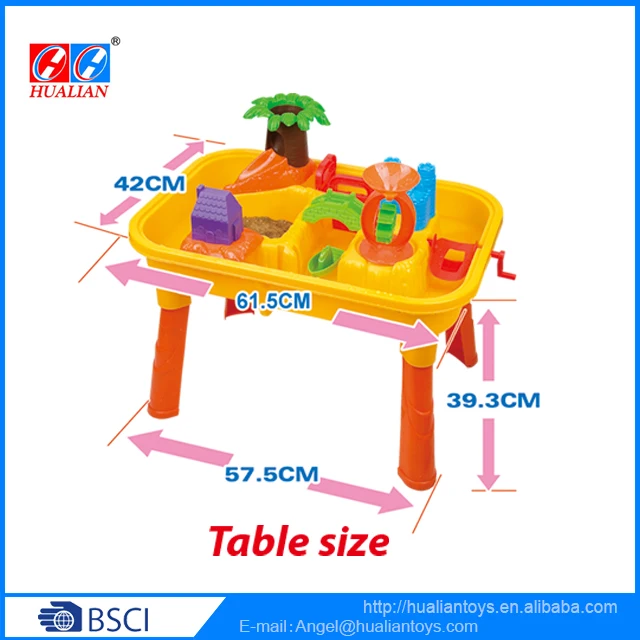 Summer Top Quality Beach Toy Sand And Water Play Plastic Toys Sandbox Colorful Kids Sand Table
