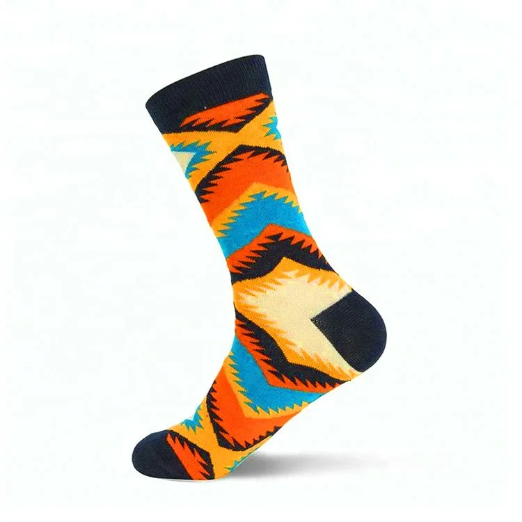 Autumn New Design Happy Socks Art Painting Creative Idea Cotton Sock Men Crew Socks