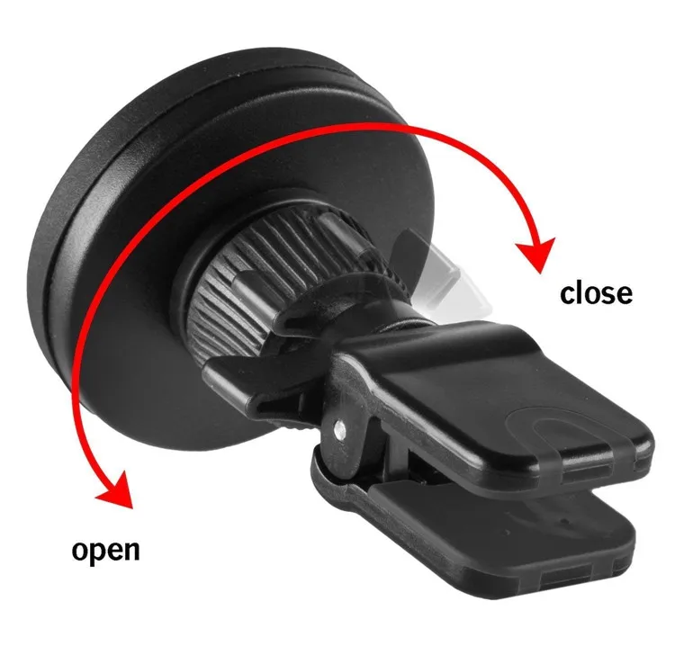 Universal Twist-lock Air vent Magnetic Car Mount Holder for iPhone Samsung